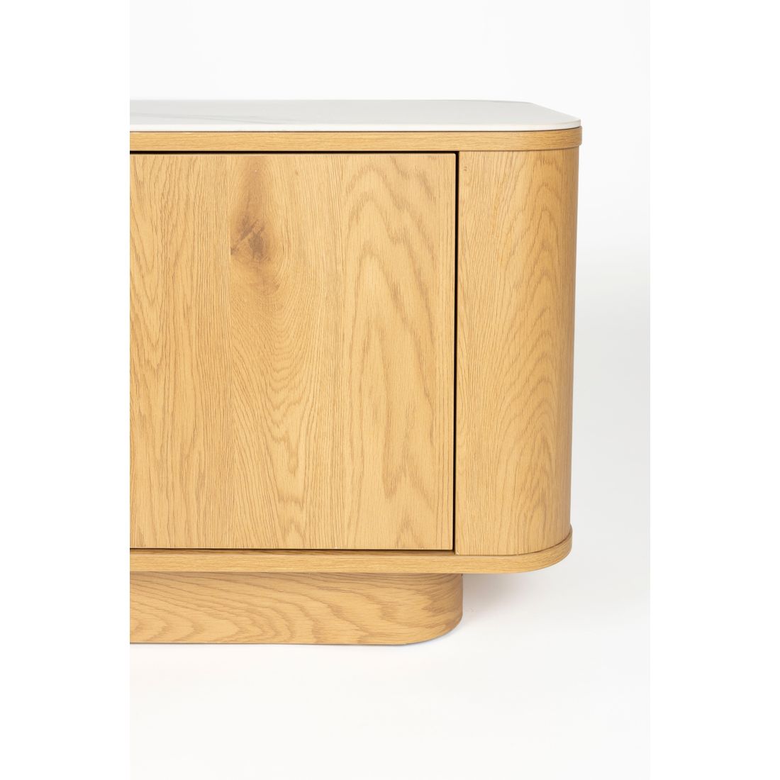 White Label Living Dressoir Almira Laag Eiken - KwaliteitWonen.nl