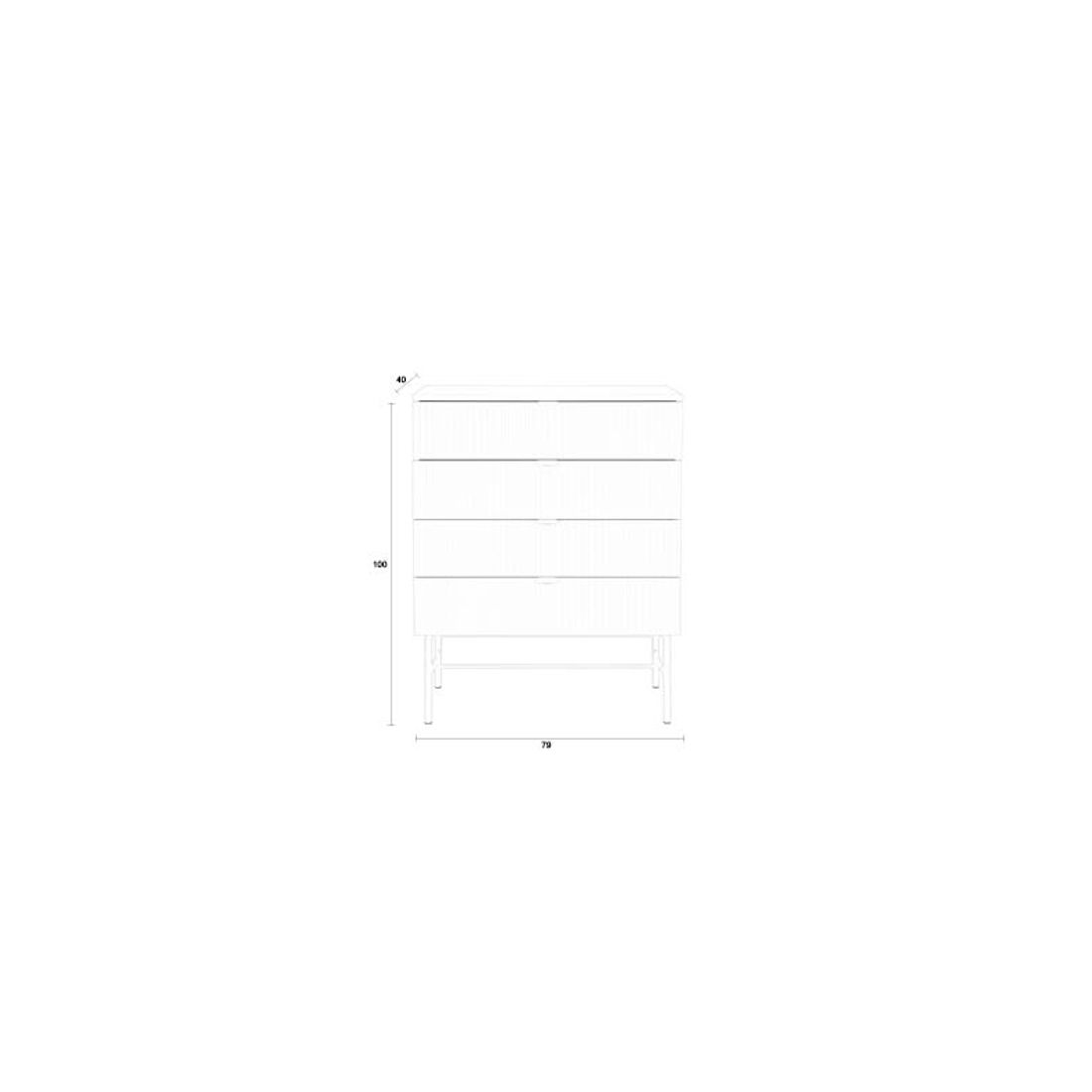 White Label Living Dressoir Cayo - KwaliteitWonen.nl