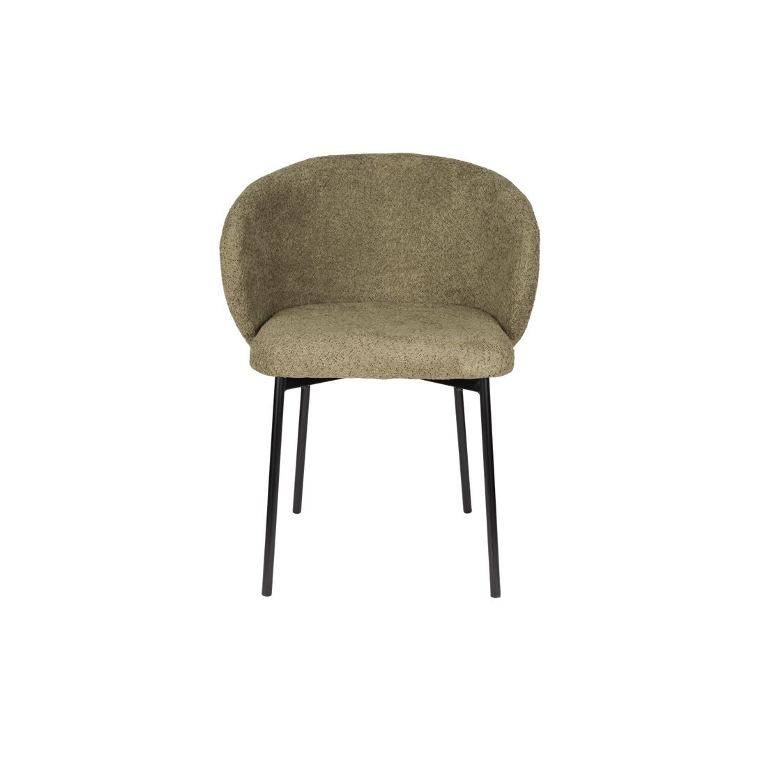 White Label Living Eetkamerstoel Ayle Moss Groen - KwaliteitWonen.nl