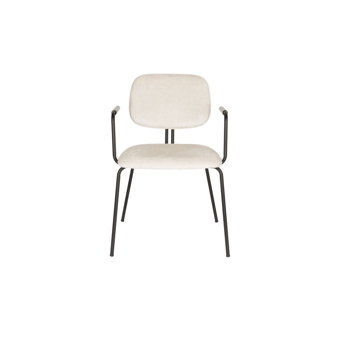White Label Living Eetkamerstoel Bouton Wit - KwaliteitWonen.nl