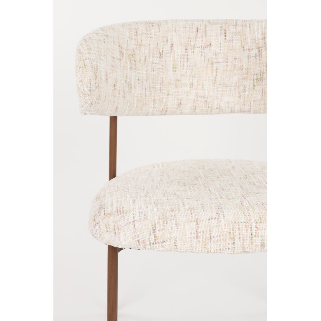 White Label Living Eetkamerstoel Claes Wit - KwaliteitWonen.nl