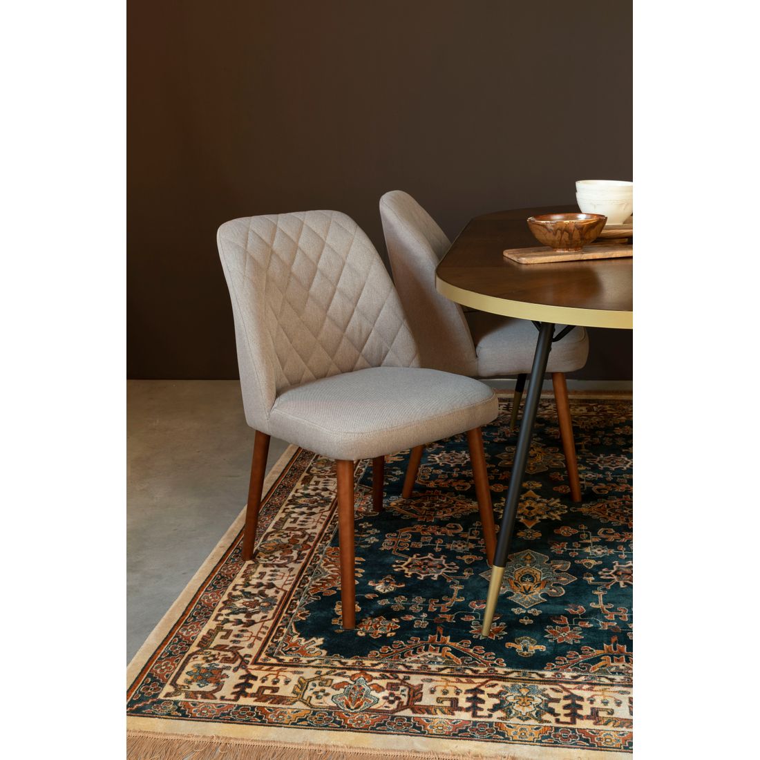 White Label Living Eetkamerstoel Conway Beige - KwaliteitWonen.nl