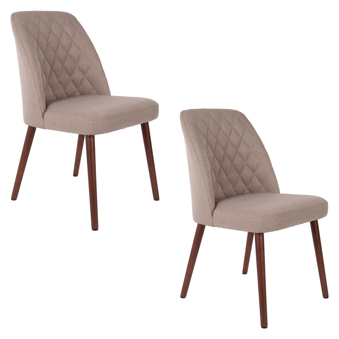 White Label Living Eetkamerstoel Conway Beige - KwaliteitWonen.nl