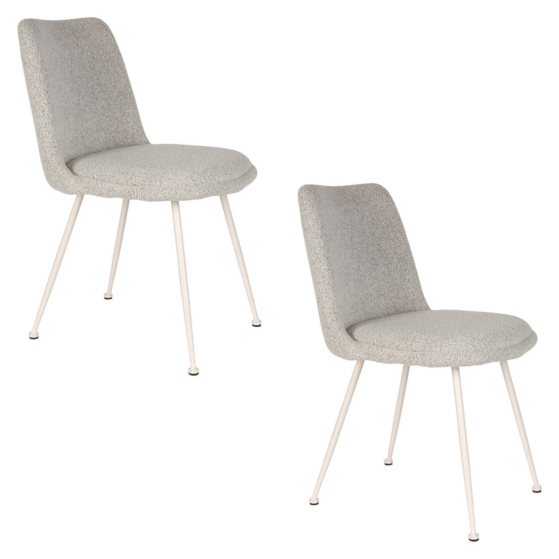 White Label Living Eetkamerstoel Fijs Wit - KwaliteitWonen.nl