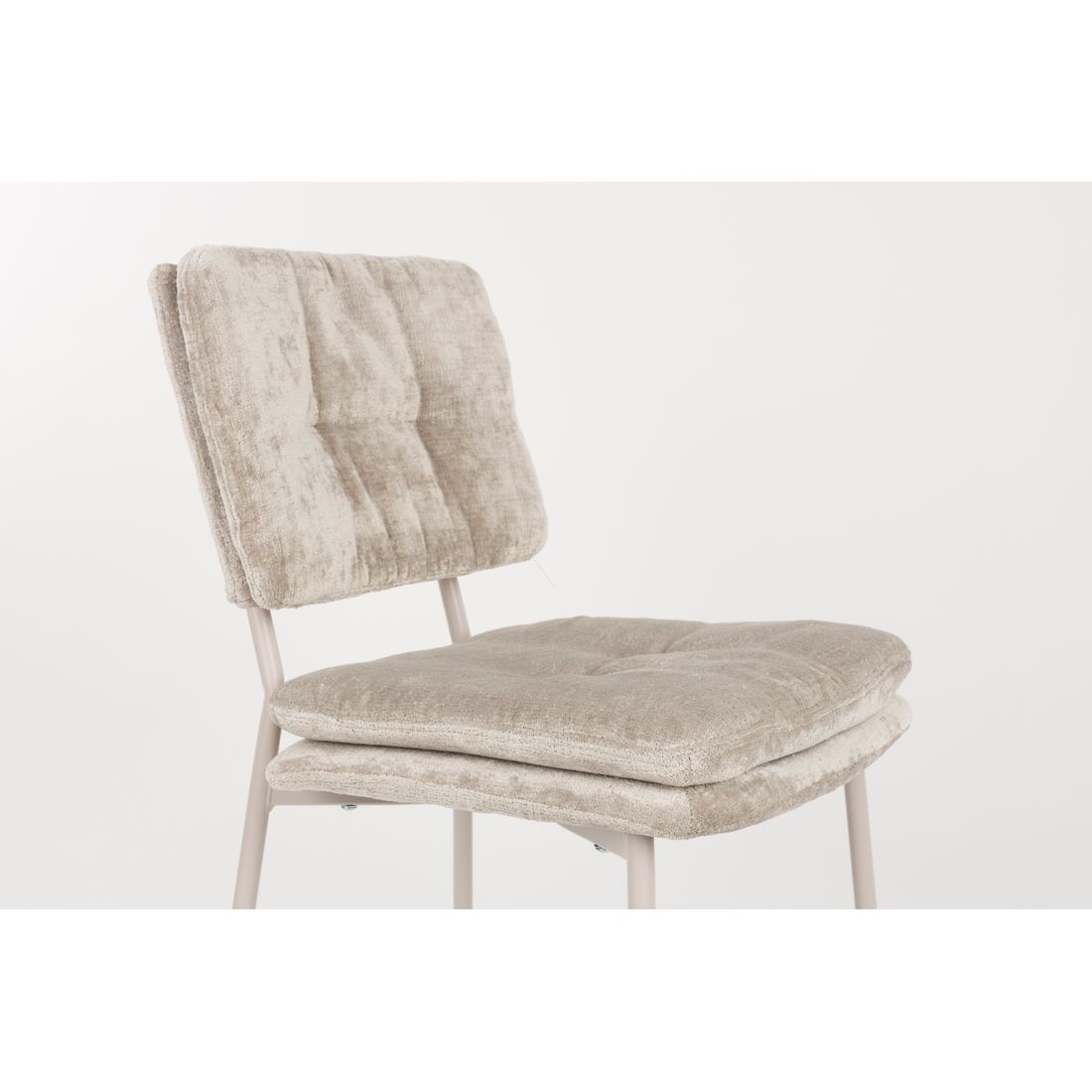 White Label Living Eetkamerstoel Franck Beige - KwaliteitWonen.nl