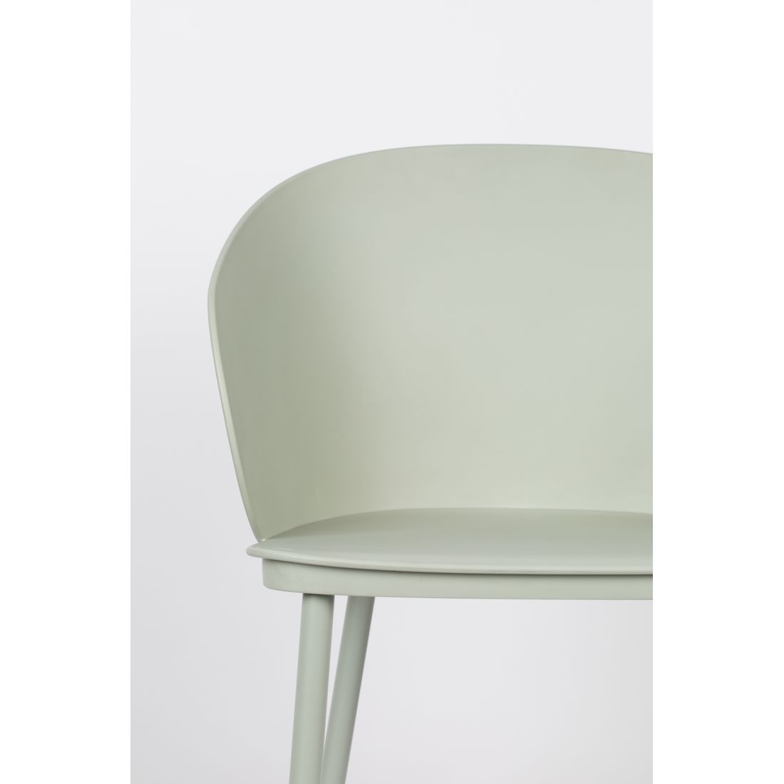 White Label Living Eetkamerstoel Gigi Groen - KwaliteitWonen.nl