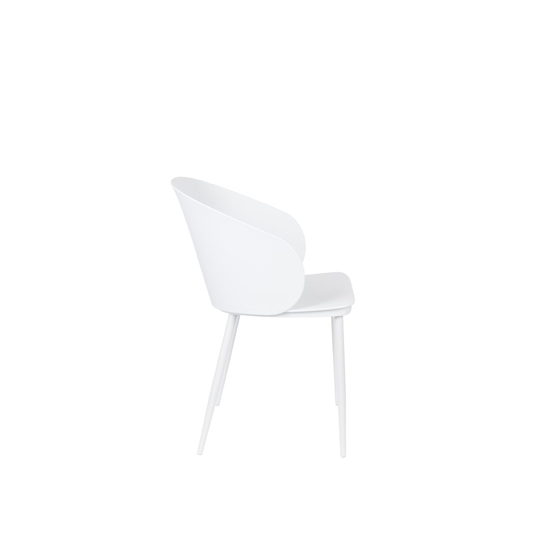 White Label Living Eetkamerstoel Gigi Wit - KwaliteitWonen.nl