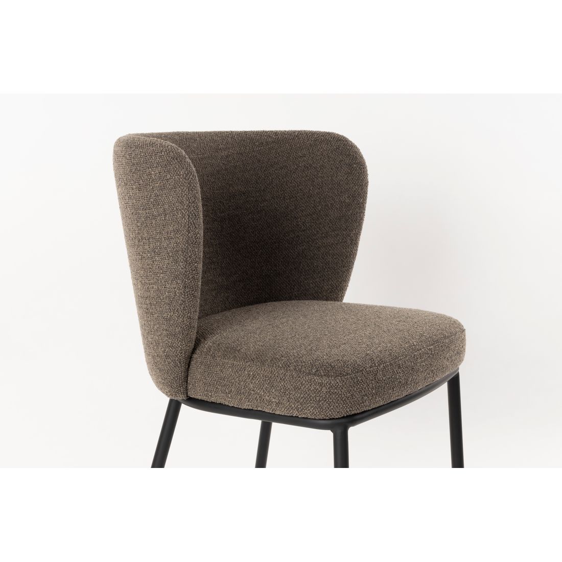 White Label Living Eetkamerstoel Guus Bruin - KwaliteitWonen.nl