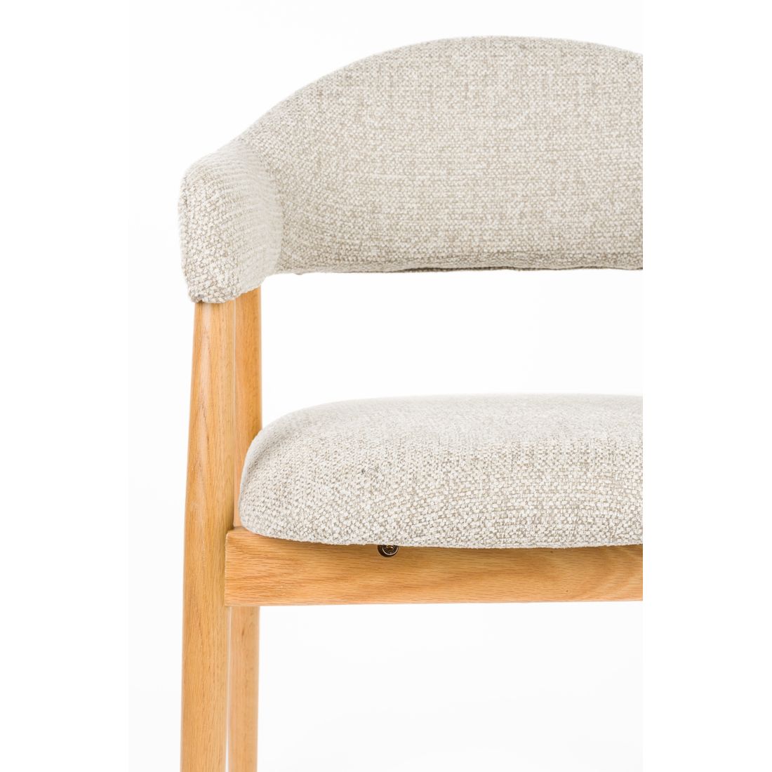 White Label Living Eetkamerstoel Indy Beige - KwaliteitWonen.nl