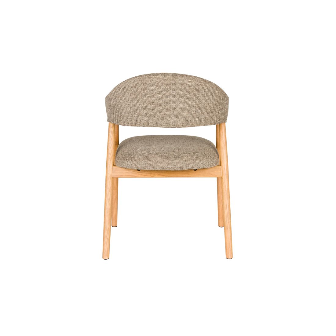White Label Living Eetkamerstoel Indy Bruin - KwaliteitWonen.nl