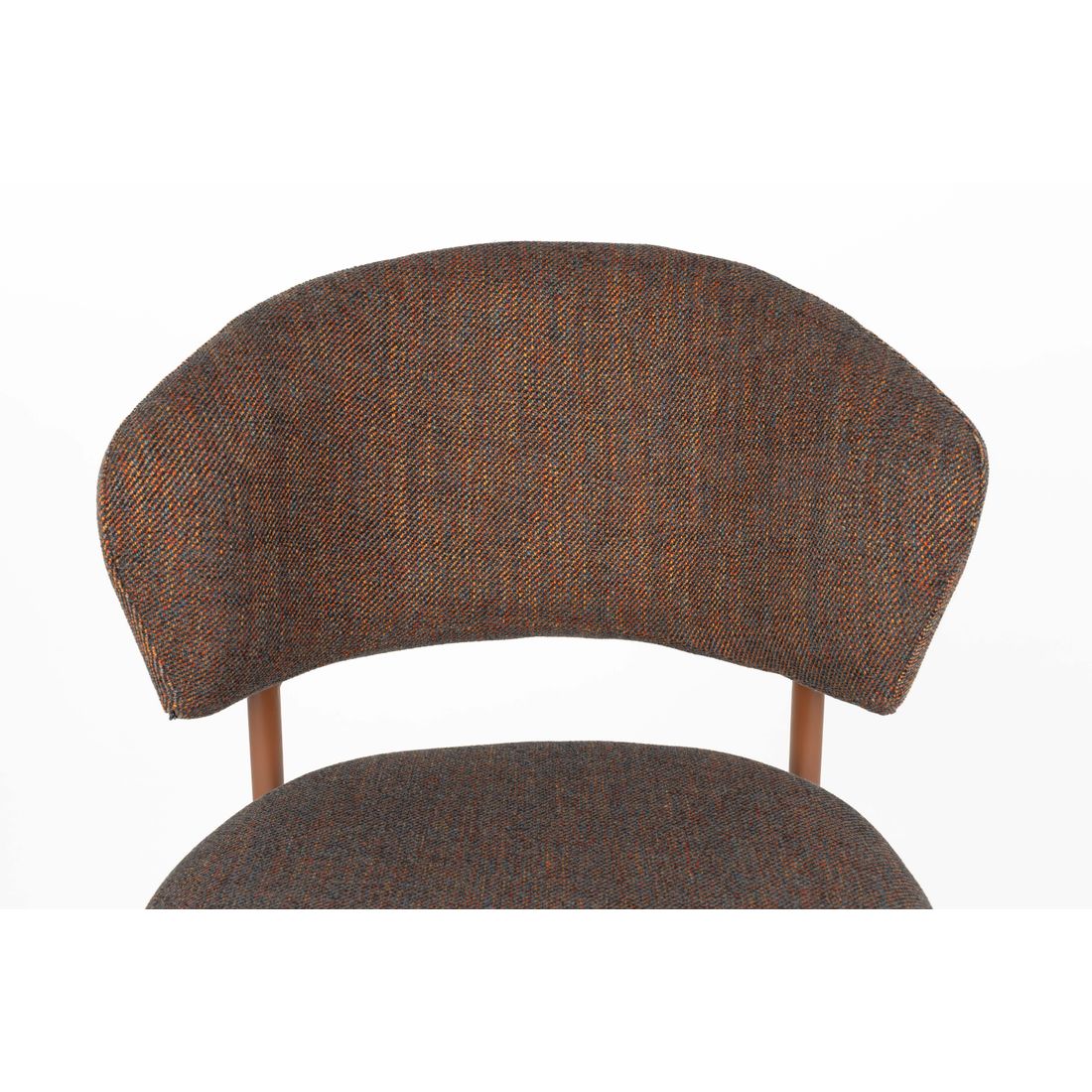 White Label Living Eetkamerstoel Jasmine Dark Multicolour - KwaliteitWonen.nl