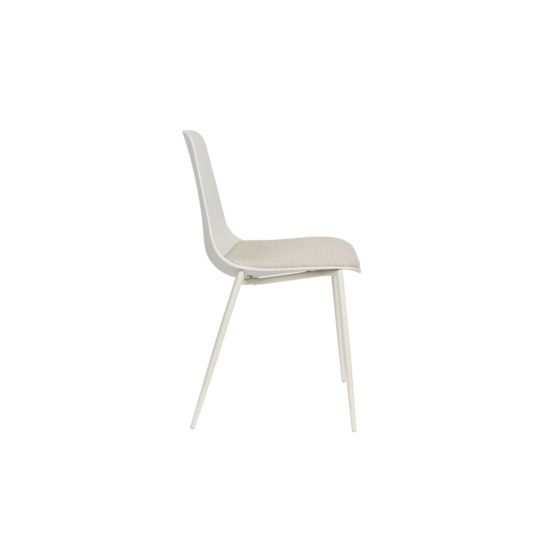 White Label Living Eetkamerstoel Jeffrey Wit - KwaliteitWonen.nl