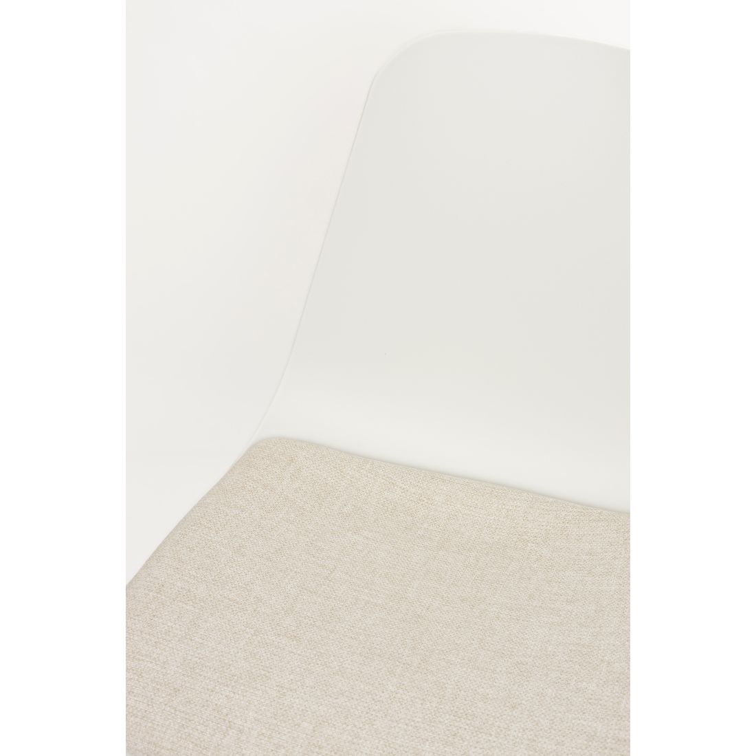 White Label Living Eetkamerstoel Jeffrey Wit - KwaliteitWonen.nl