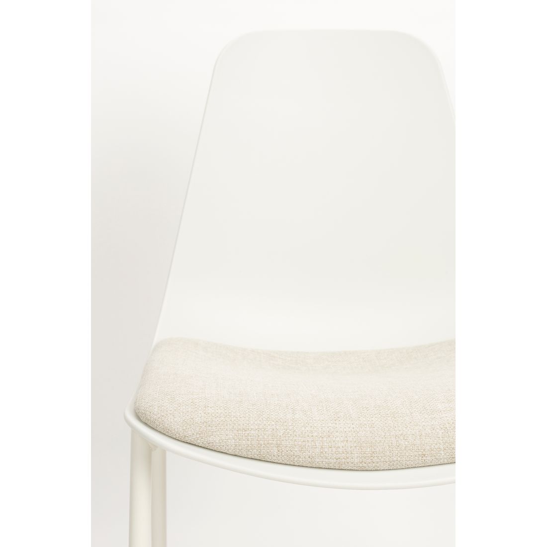 White Label Living Eetkamerstoel Jeffrey Wit - KwaliteitWonen.nl