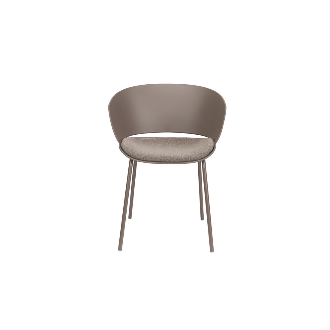 White Label Living Eetkamerstoel Jessica Grijs - KwaliteitWonen.nl