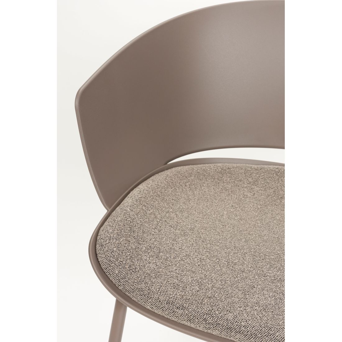 White Label Living Eetkamerstoel Jessica Grijs - KwaliteitWonen.nl