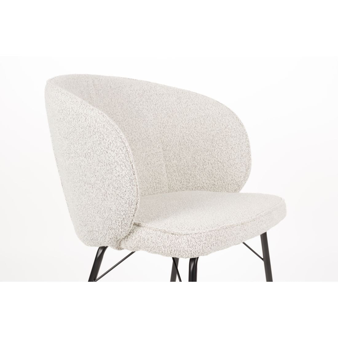 White Label Living Eetkamerstoel Joa Beige - KwaliteitWonen.nl