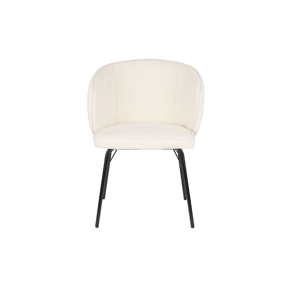 White Label Living Eetkamerstoel Joa Wit - KwaliteitWonen.nl