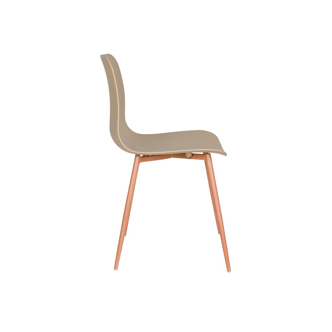 White Label Living Eetkamerstoel Leon Beige - KwaliteitWonen.nl