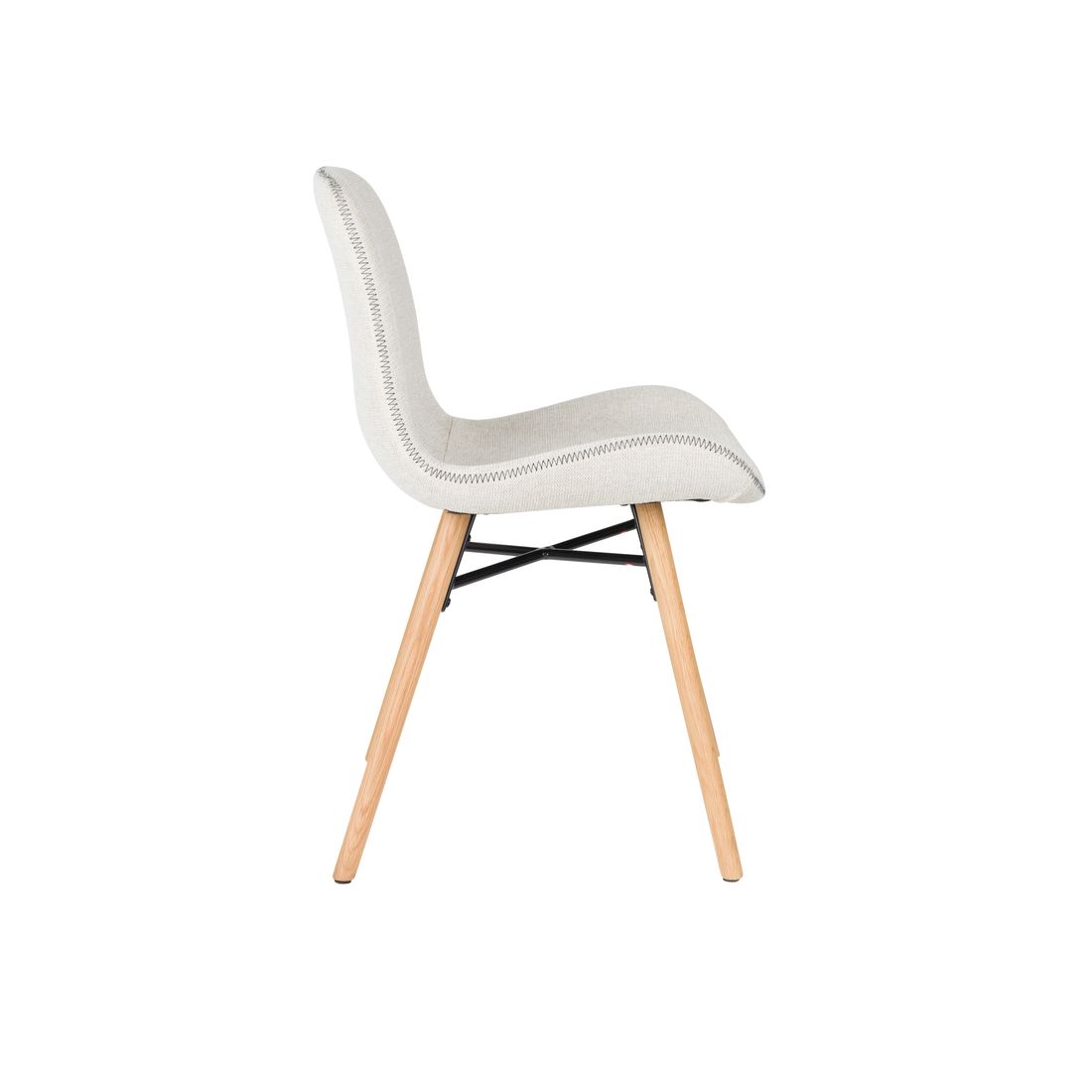 White Label Living Eetkamerstoel Lester Beige - KwaliteitWonen.nl