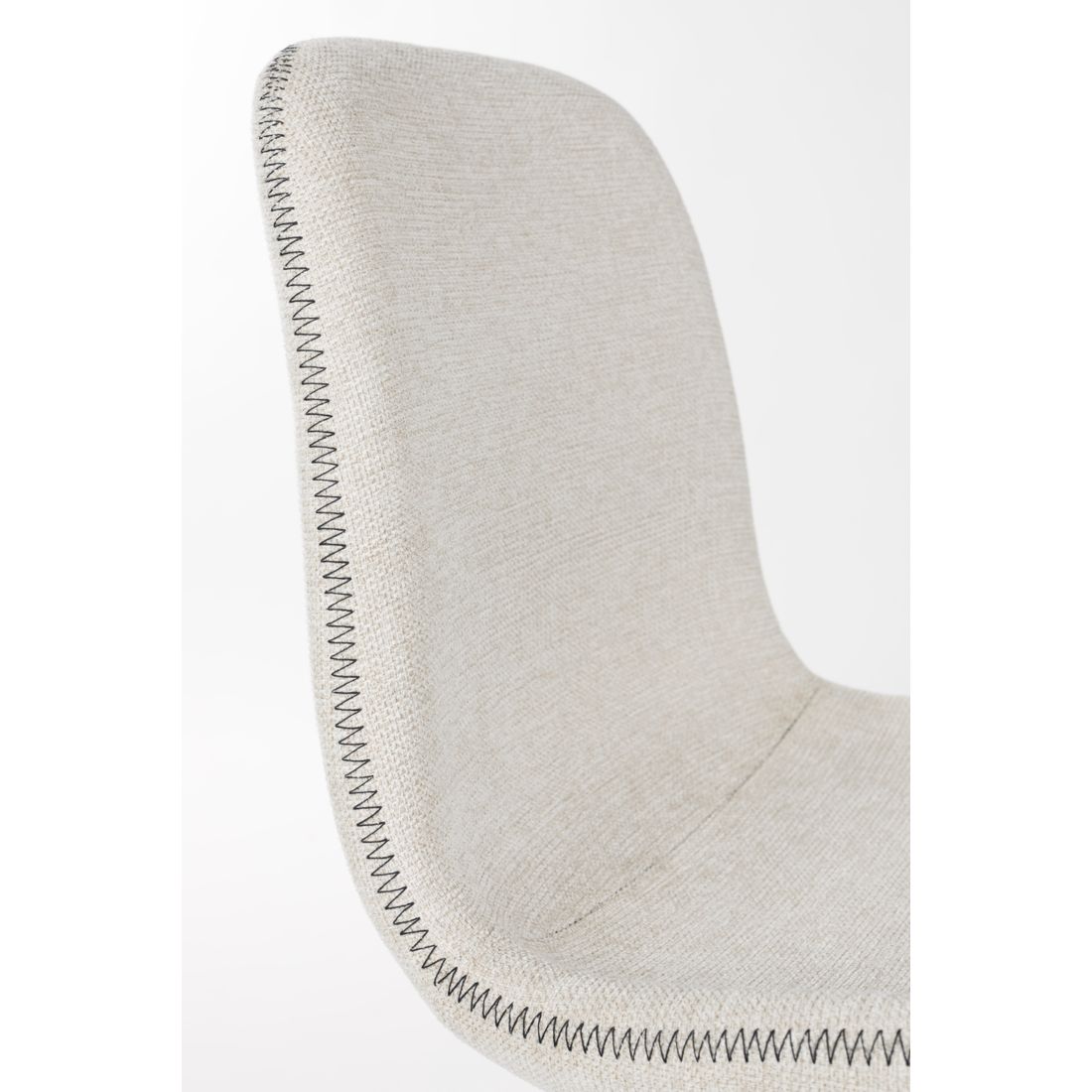 White Label Living Eetkamerstoel Lester Beige - KwaliteitWonen.nl
