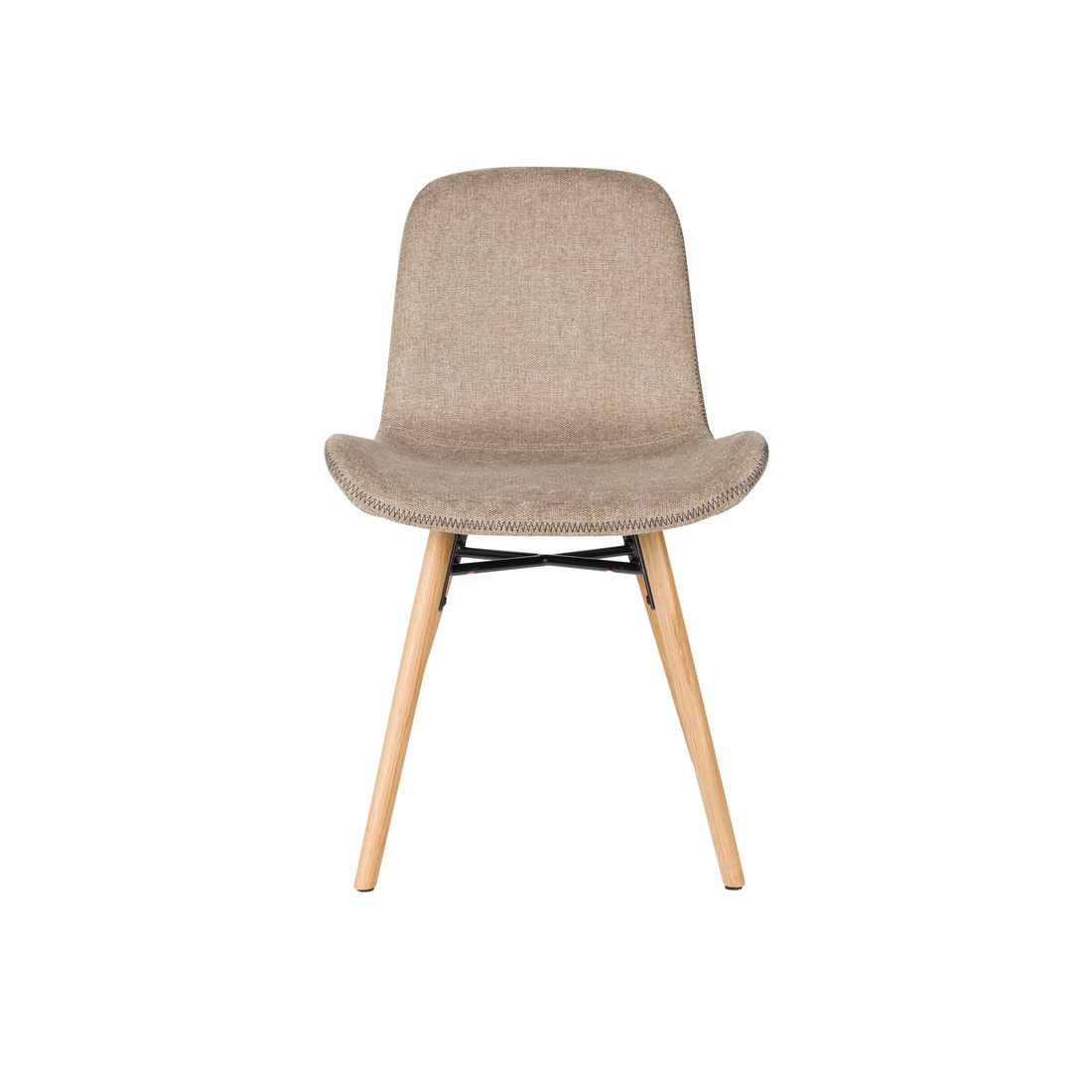 White Label Living Eetkamerstoel Lester Bruin - KwaliteitWonen.nl