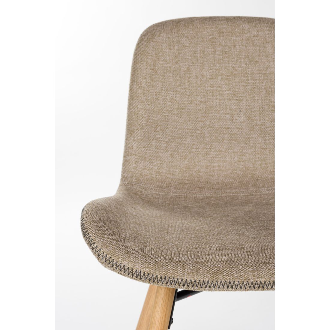 White Label Living Eetkamerstoel Lester Bruin - KwaliteitWonen.nl