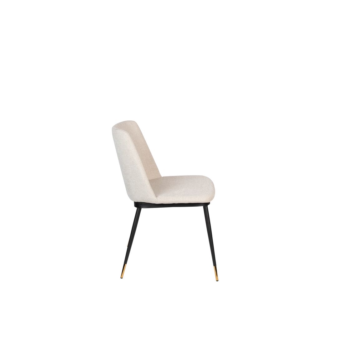White Label Living Eetkamerstoel Lionel Beige - KwaliteitWonen.nl