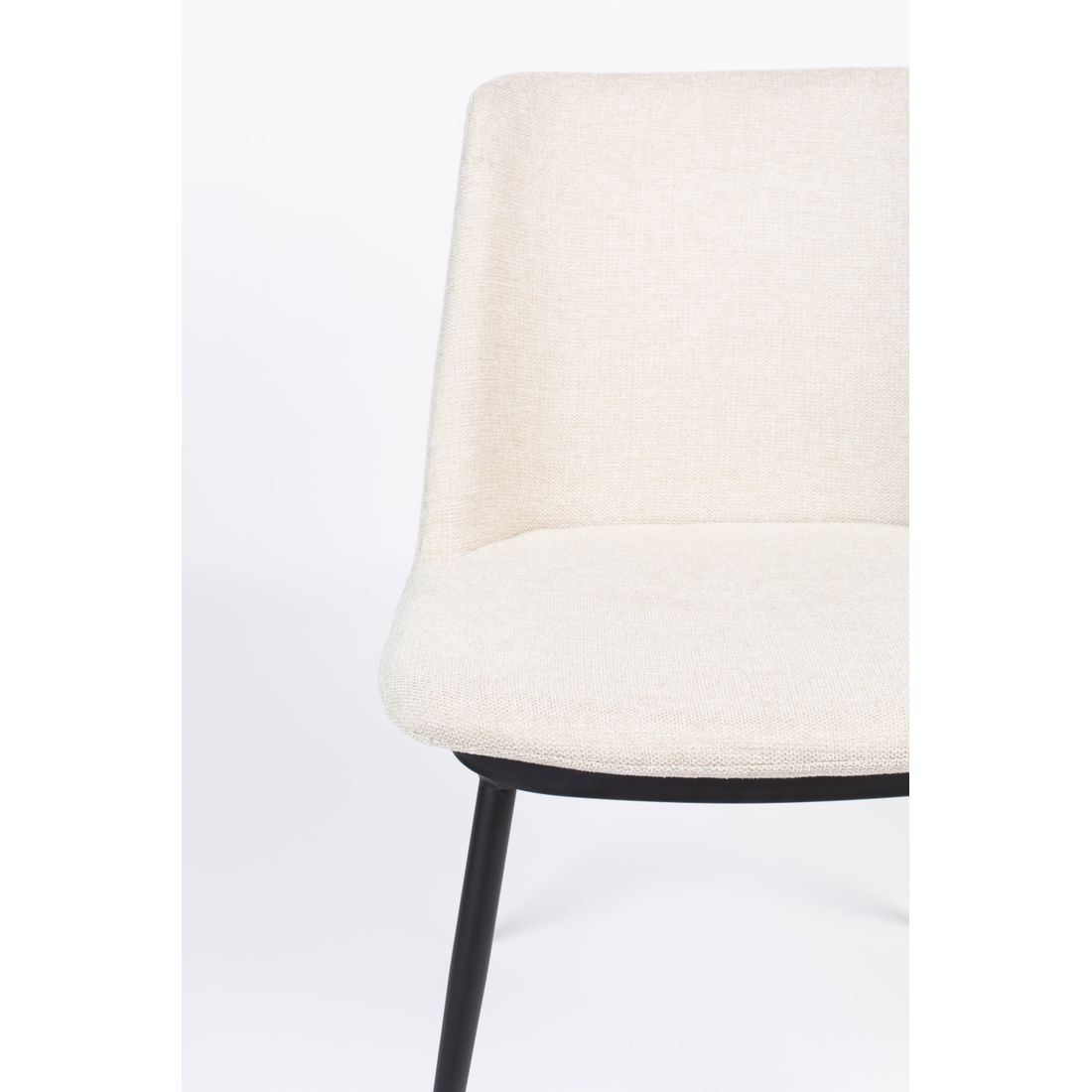 White Label Living Eetkamerstoel Lionel Beige - KwaliteitWonen.nl
