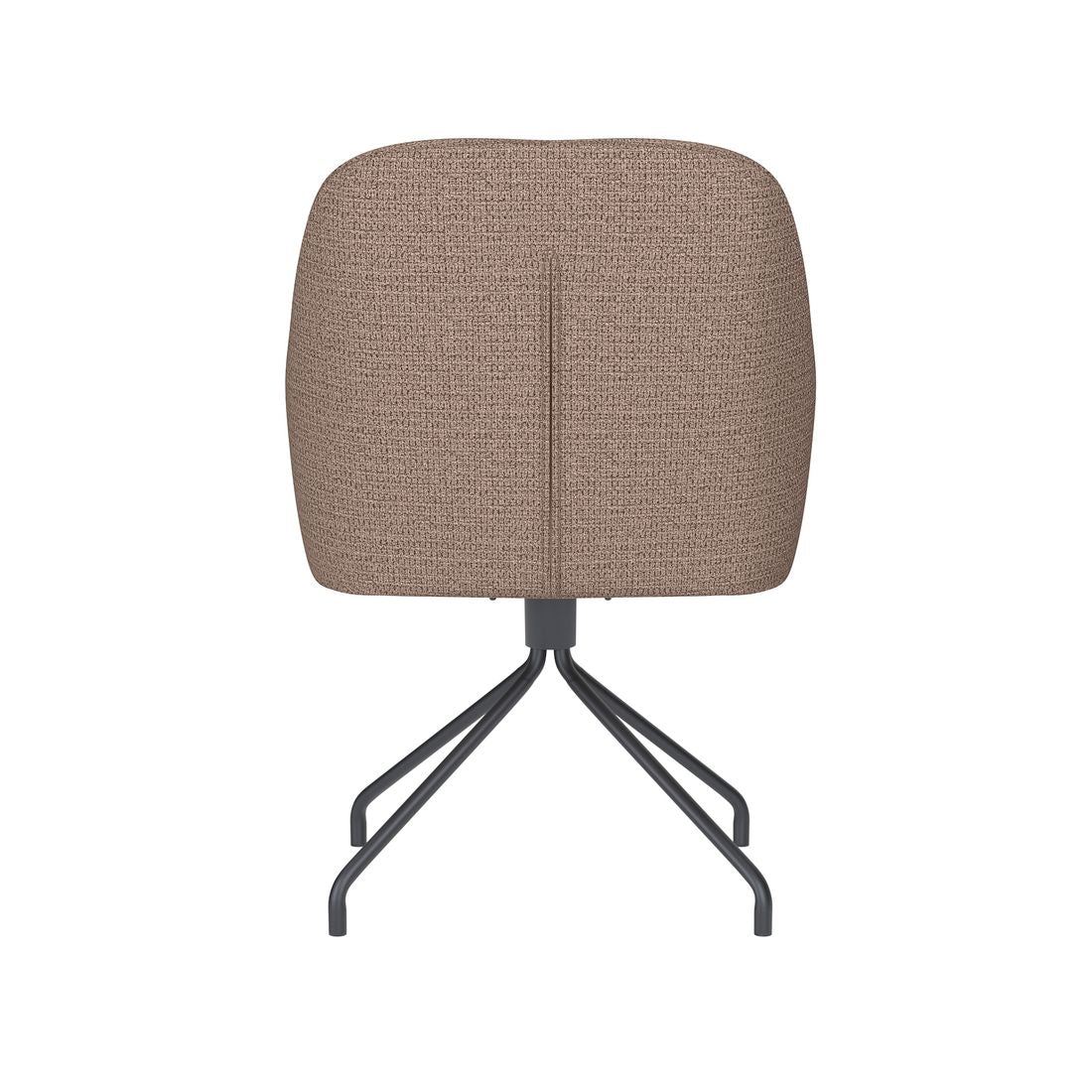 White Label Living Eetkamerstoel Otis Bruin Spin - KwaliteitWonen.nl