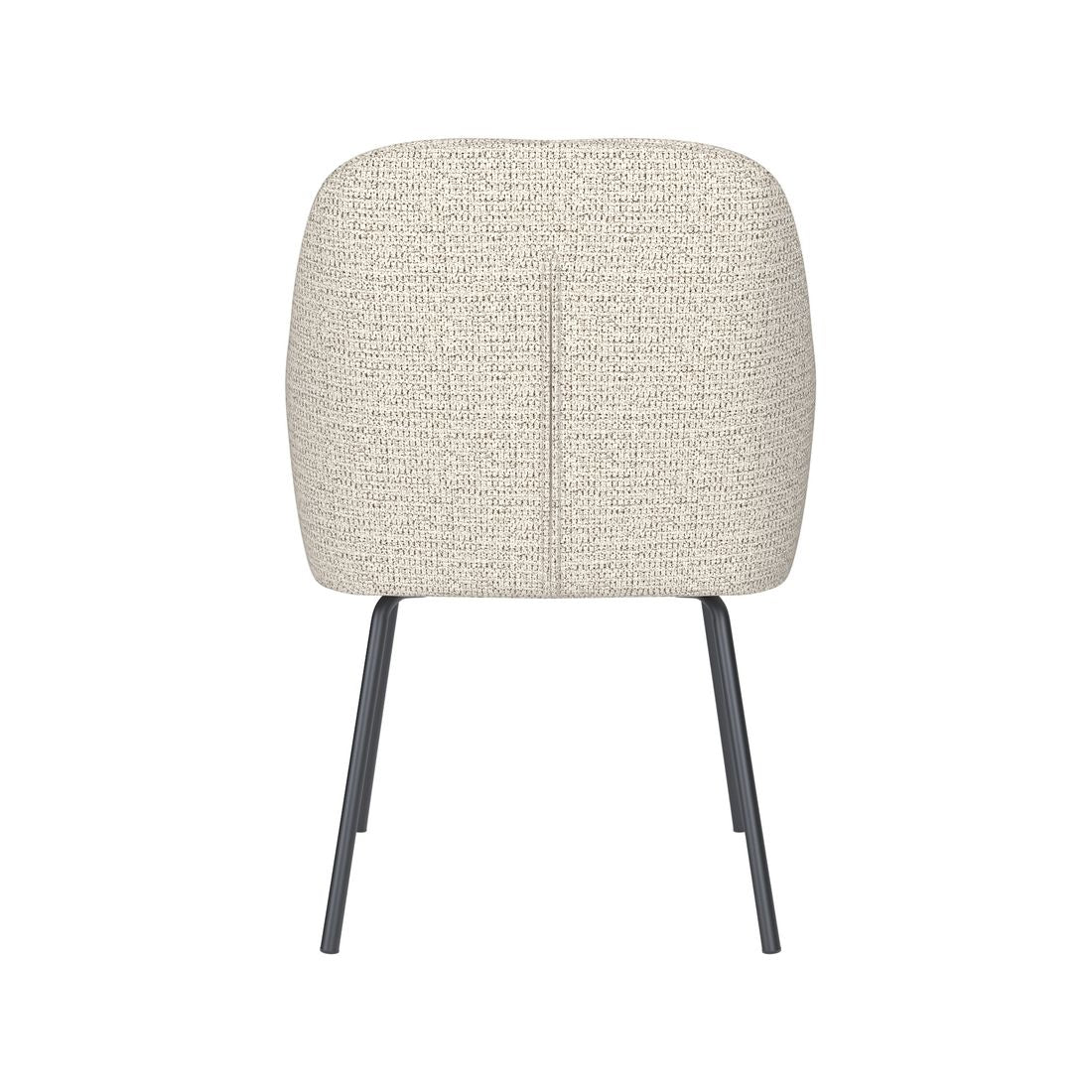 White Label Living Eetkamerstoel Otis Wit Metalen Poten - KwaliteitWonen.nl