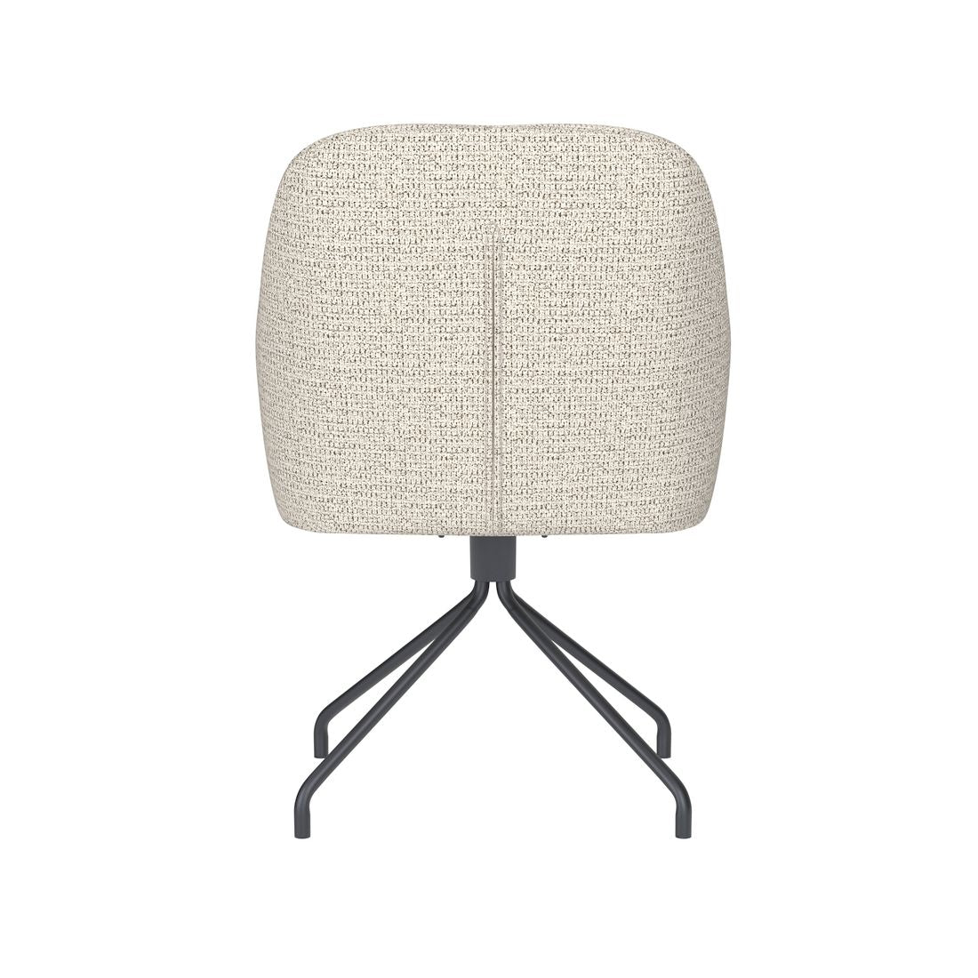 White Label Living Eetkamerstoel Otis Wit Spin - KwaliteitWonen.nl
