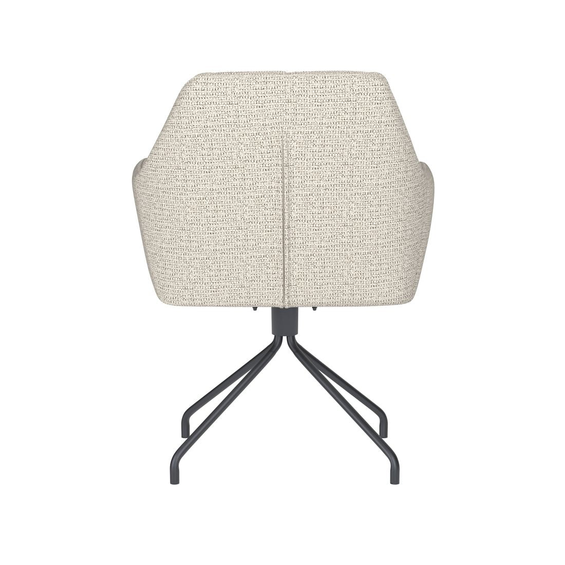 White Label Living Eetkamerstoel Pete Wit Spin - KwaliteitWonen.nl