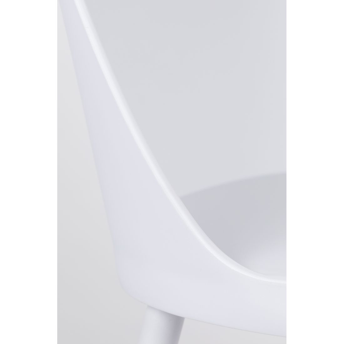 White Label Living Eetkamerstoel Pip Wit - KwaliteitWonen.nl