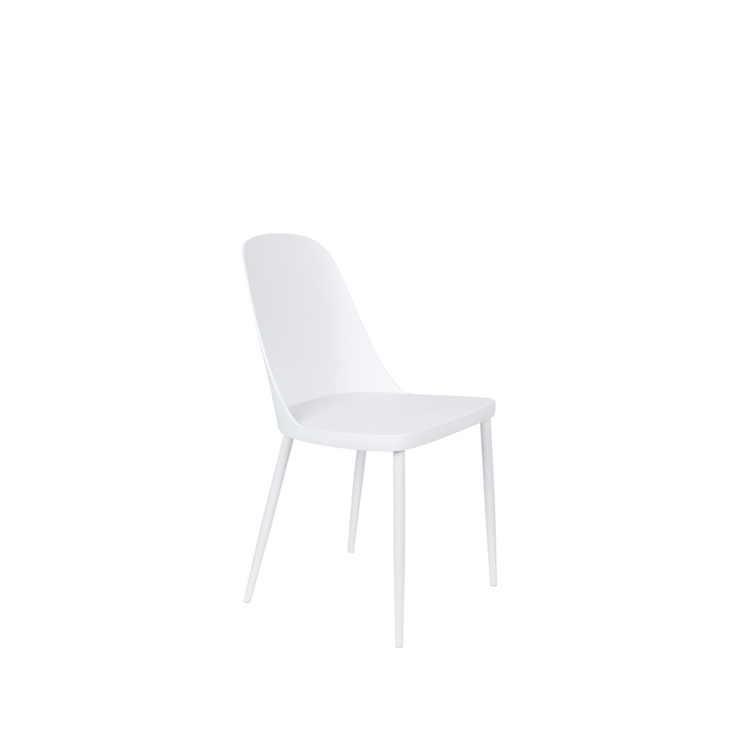 White Label Living Eetkamerstoel Pip Wit - KwaliteitWonen.nl
