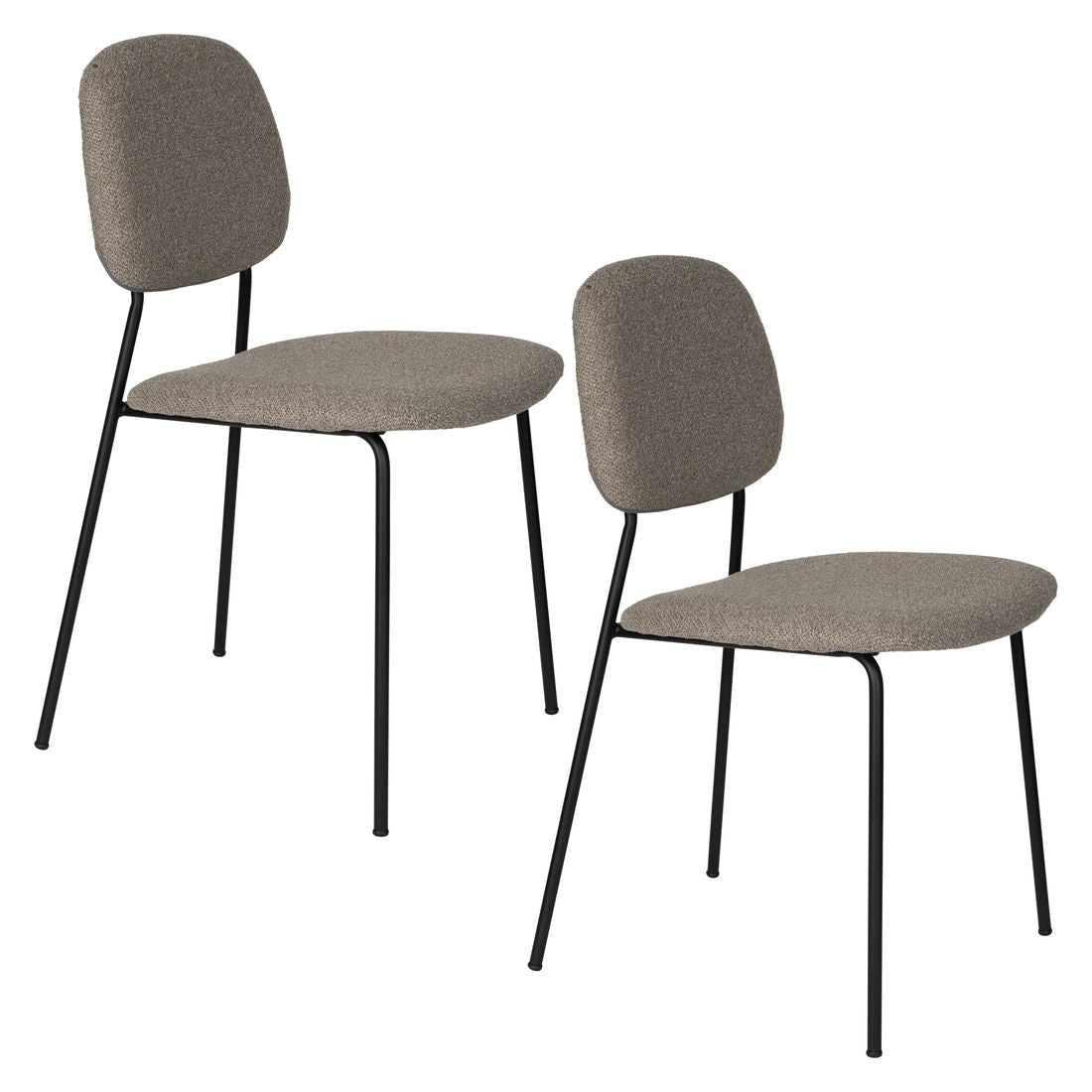 White Label Living Eetkamerstoel Roos Beige - KwaliteitWonen.nl