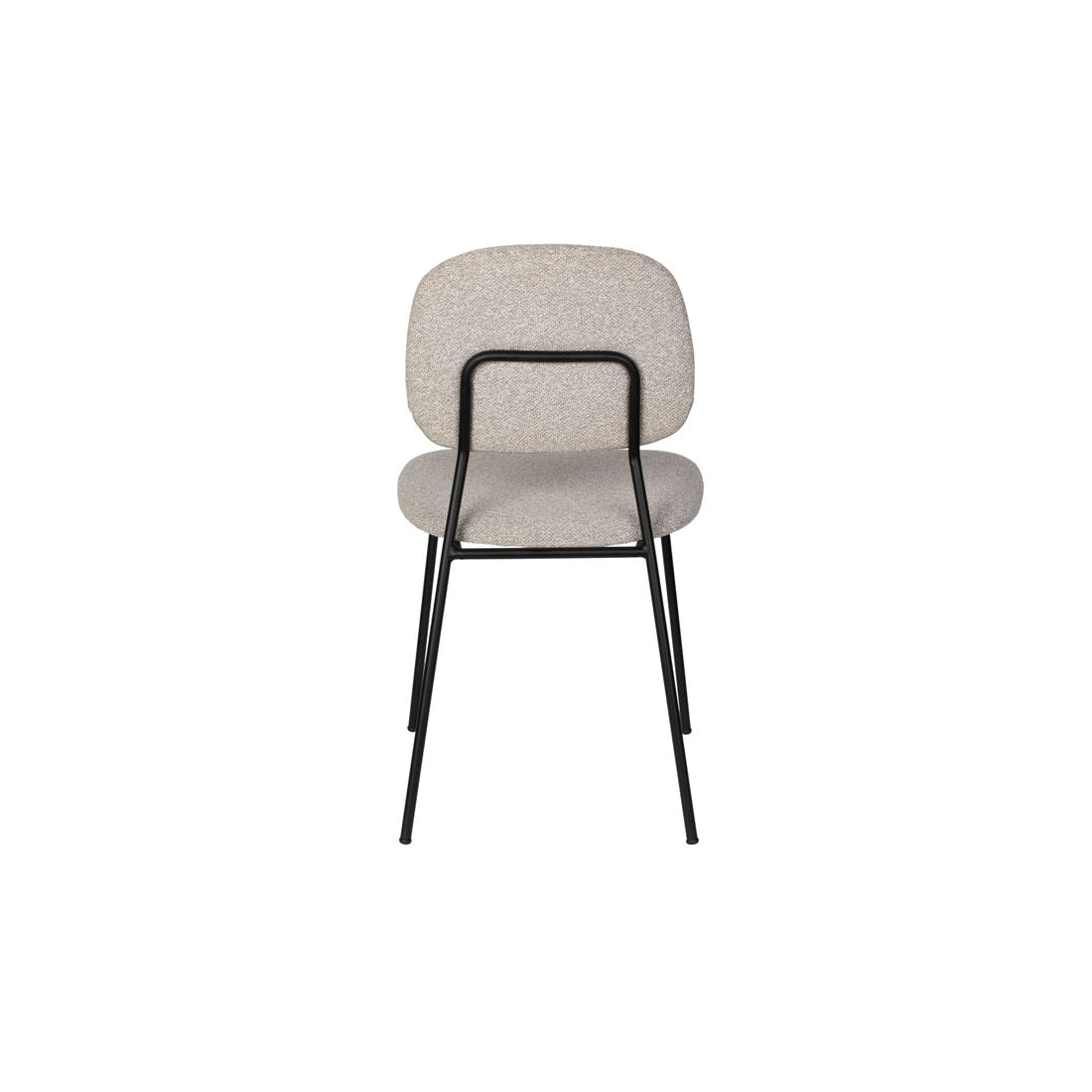 White Label Living Eetkamerstoel Roos Grijs Beige - KwaliteitWonen.nl