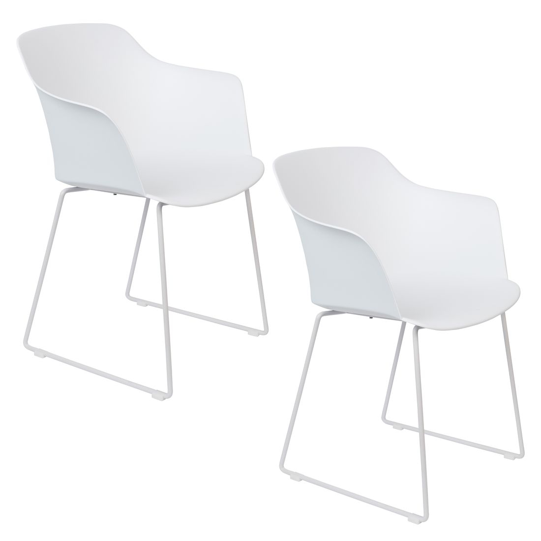 White Label Living Eetkamerstoel Tango Wit - KwaliteitWonen.nl