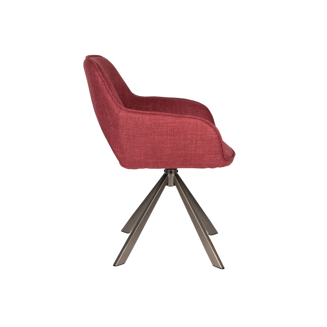 White Label Living Eetkamerstoel Toye Red - KwaliteitWonen.nl