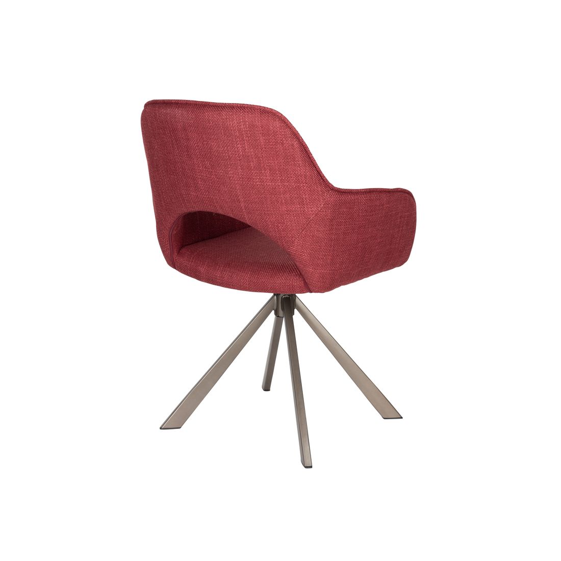 White Label Living Eetkamerstoel Toye Red - KwaliteitWonen.nl