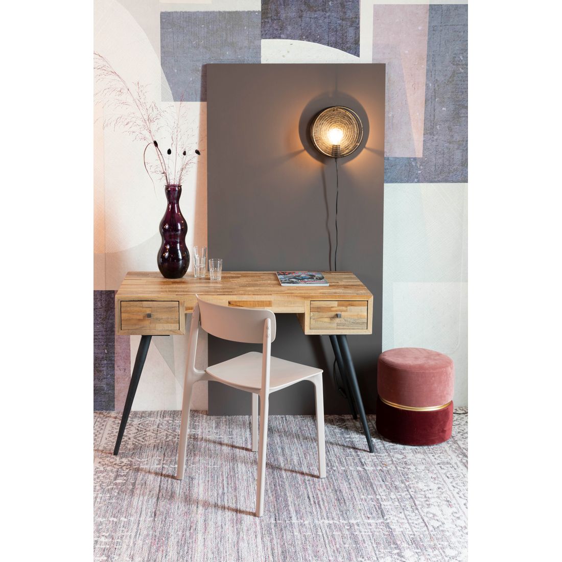 White Label Living Eetkamerstoel & Tuinstoel Clive Beige - KwaliteitWonen.nl