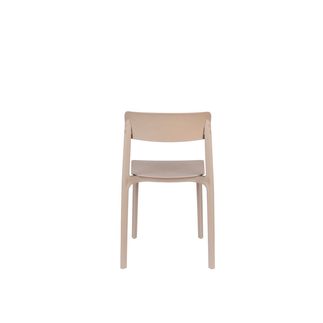 White Label Living Eetkamerstoel & Tuinstoel Clive Beige - KwaliteitWonen.nl