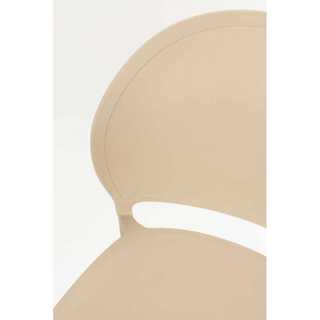 White Label Living Eetkamerstoel & Tuinstoel Sjoerd Beige - KwaliteitWonen.nl
