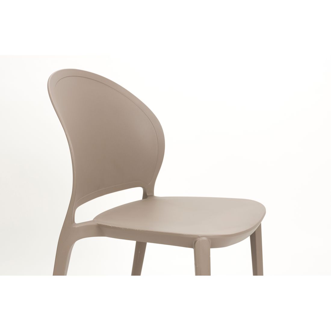 White Label Living Eetkamerstoel & Tuinstoel Sjoerd Grijs - KwaliteitWonen.nl