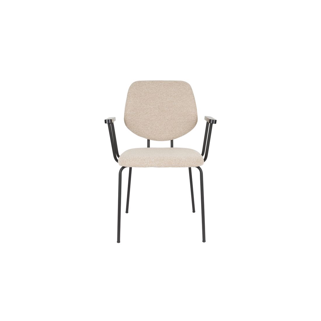 White Label Living Eetkamerstoel Zelo Beige - KwaliteitWonen.nl