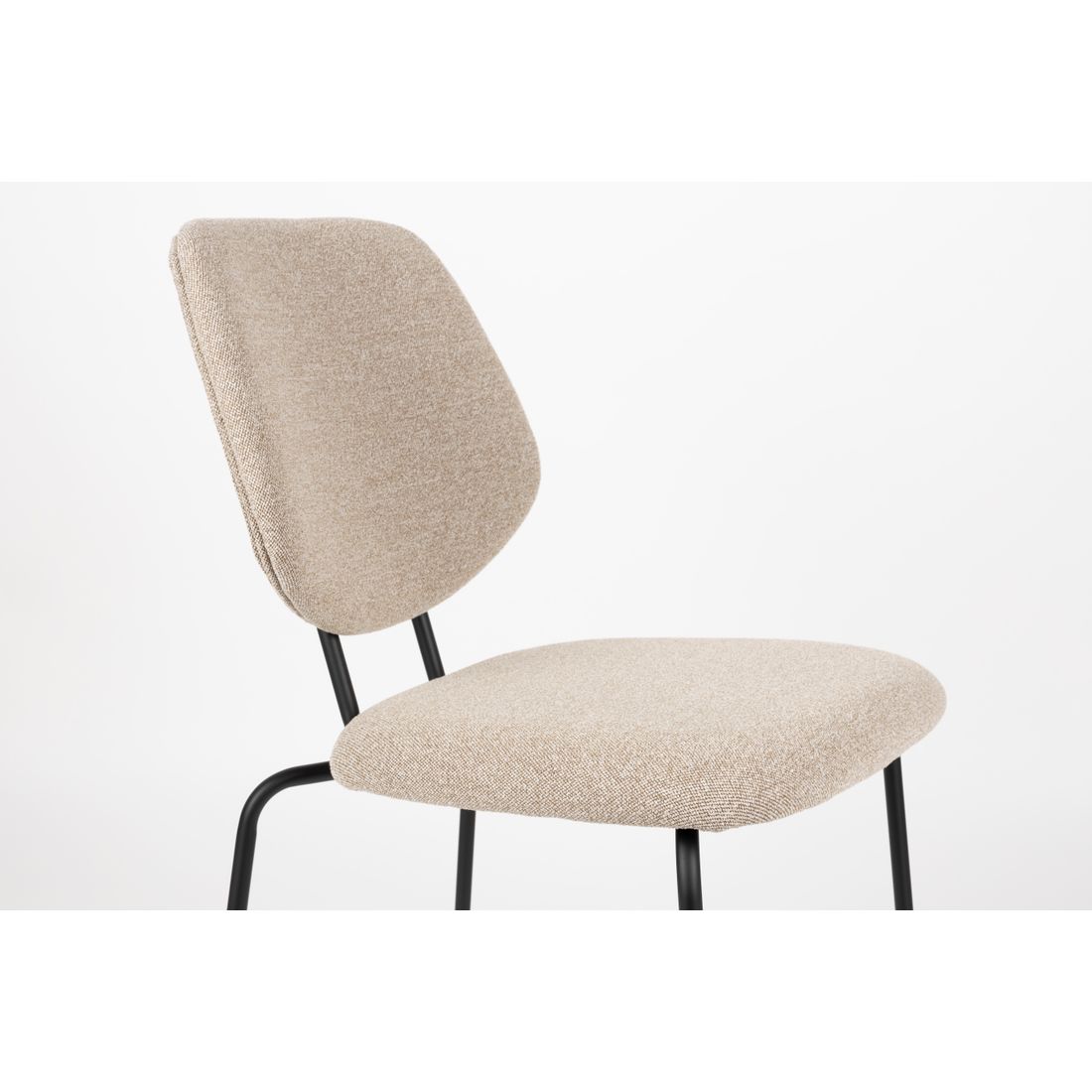 White Label Living Eetkamerstoel Zelo Beige - KwaliteitWonen.nl