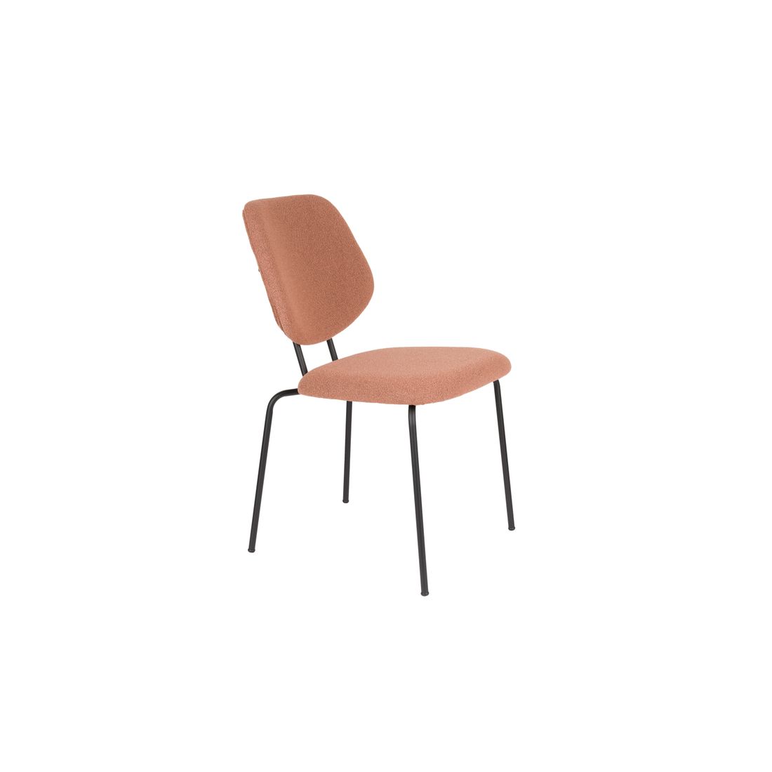 White Label Living Eetkamerstoel Zelo Roze - KwaliteitWonen.nl