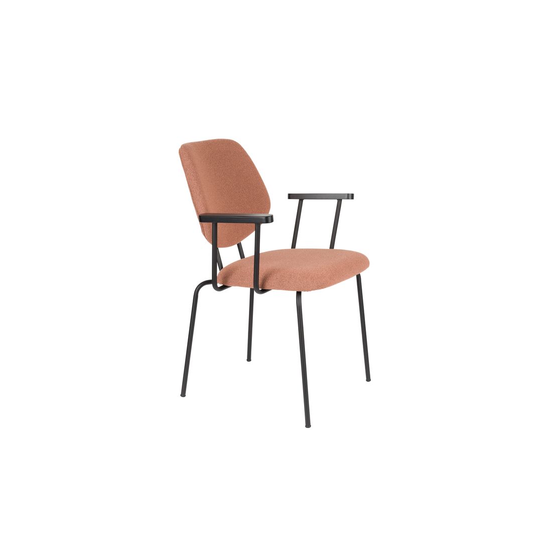 White Label Living Eetkamerstoel Zelo Roze - KwaliteitWonen.nl