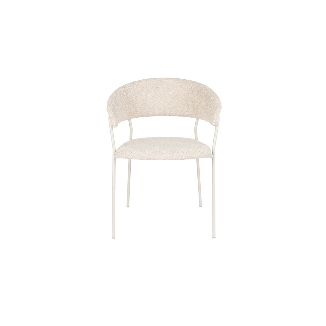 White Label Living Eetkamerstoel Zeri Creme Wit - KwaliteitWonen.nl