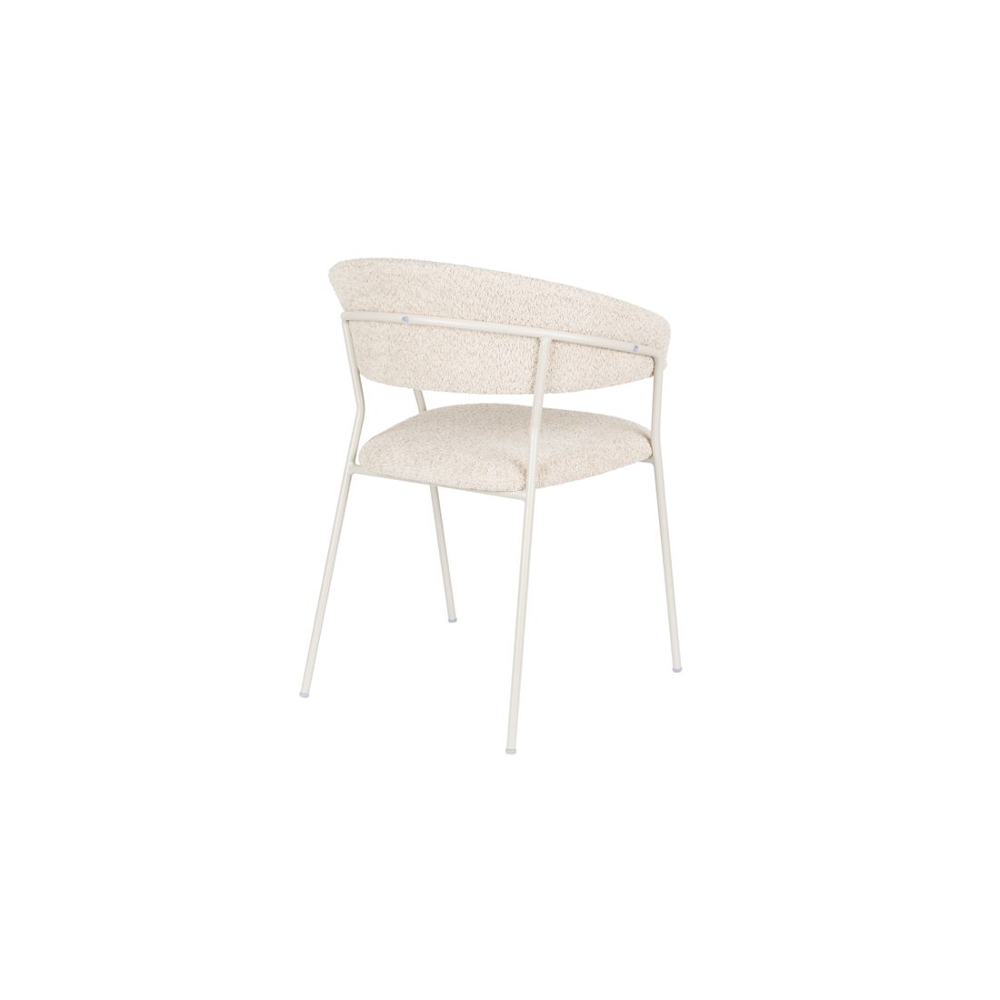 White Label Living Eetkamerstoel Zeri Creme Wit - KwaliteitWonen.nl